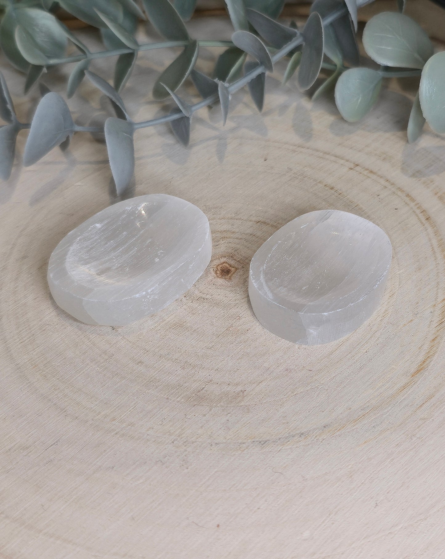 Worry stone Sélénite
