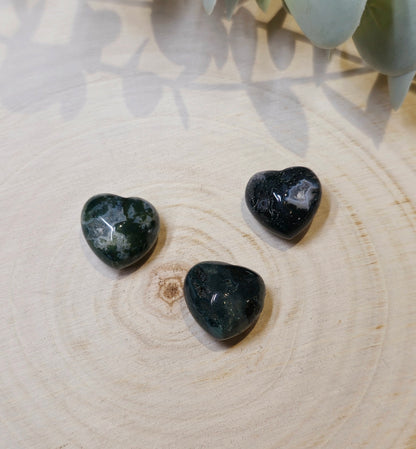Mini Coeur en Agate mousse
