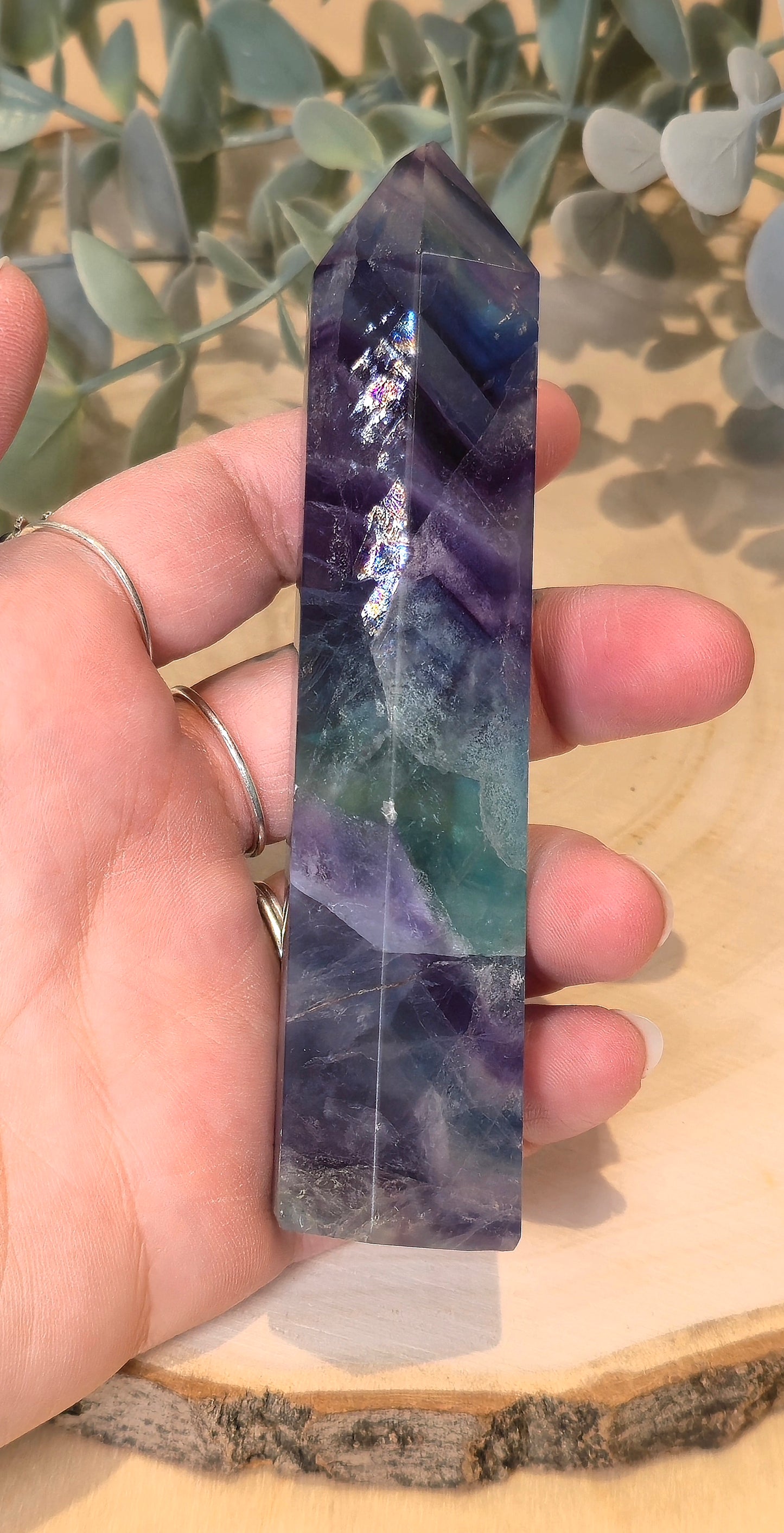 Pointe en Fluorite