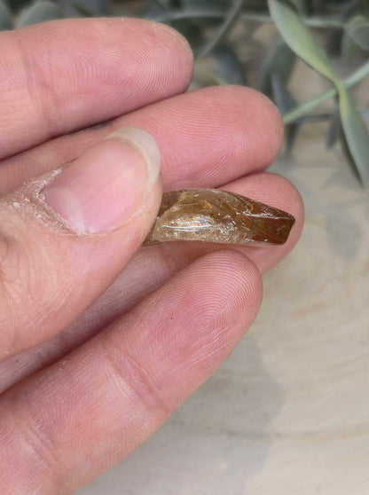 Citrine naturelle du Brésil grade extra barattée