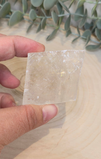 Cube de Calcite optique claire
