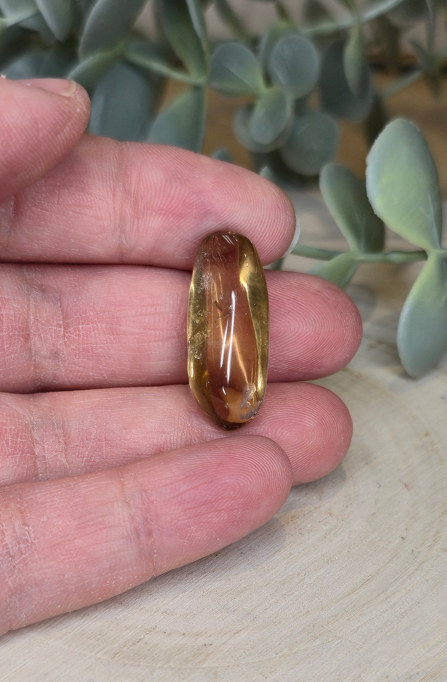 Citrine naturelle du Brésil grade extra barattée