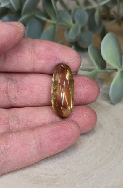 Citrine naturelle du Brésil grade extra barattée