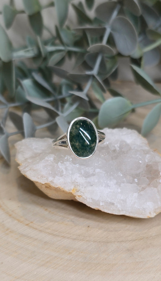 Bague Agate mousse
