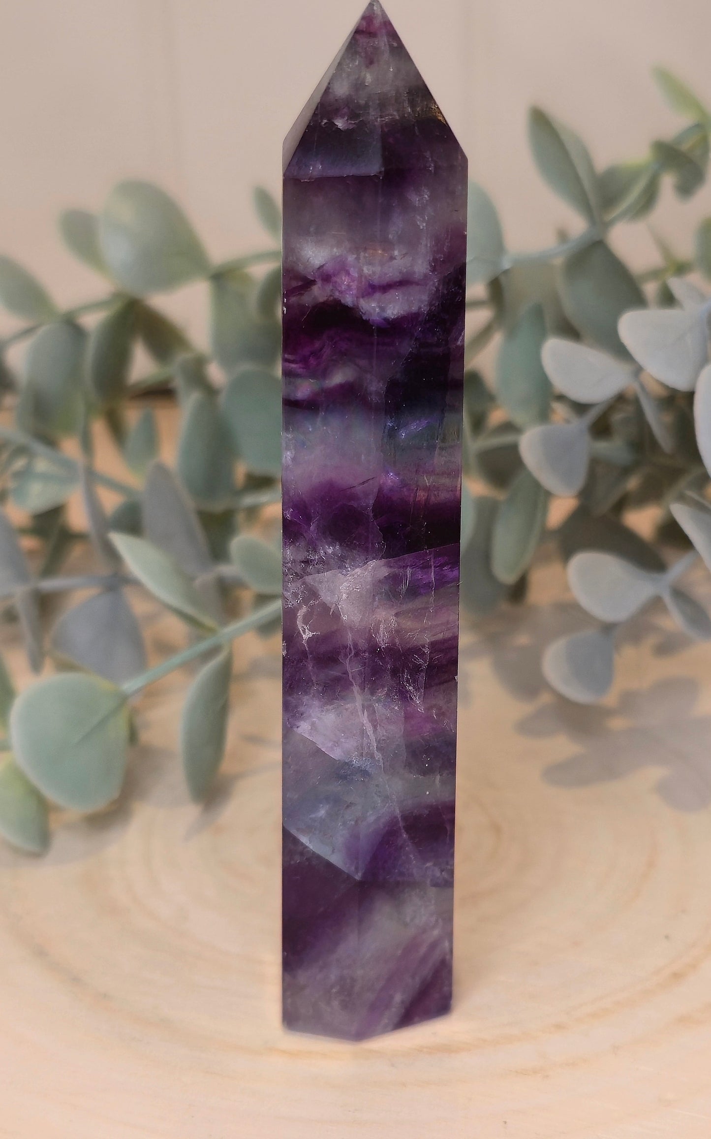 Pointe en Fluorite