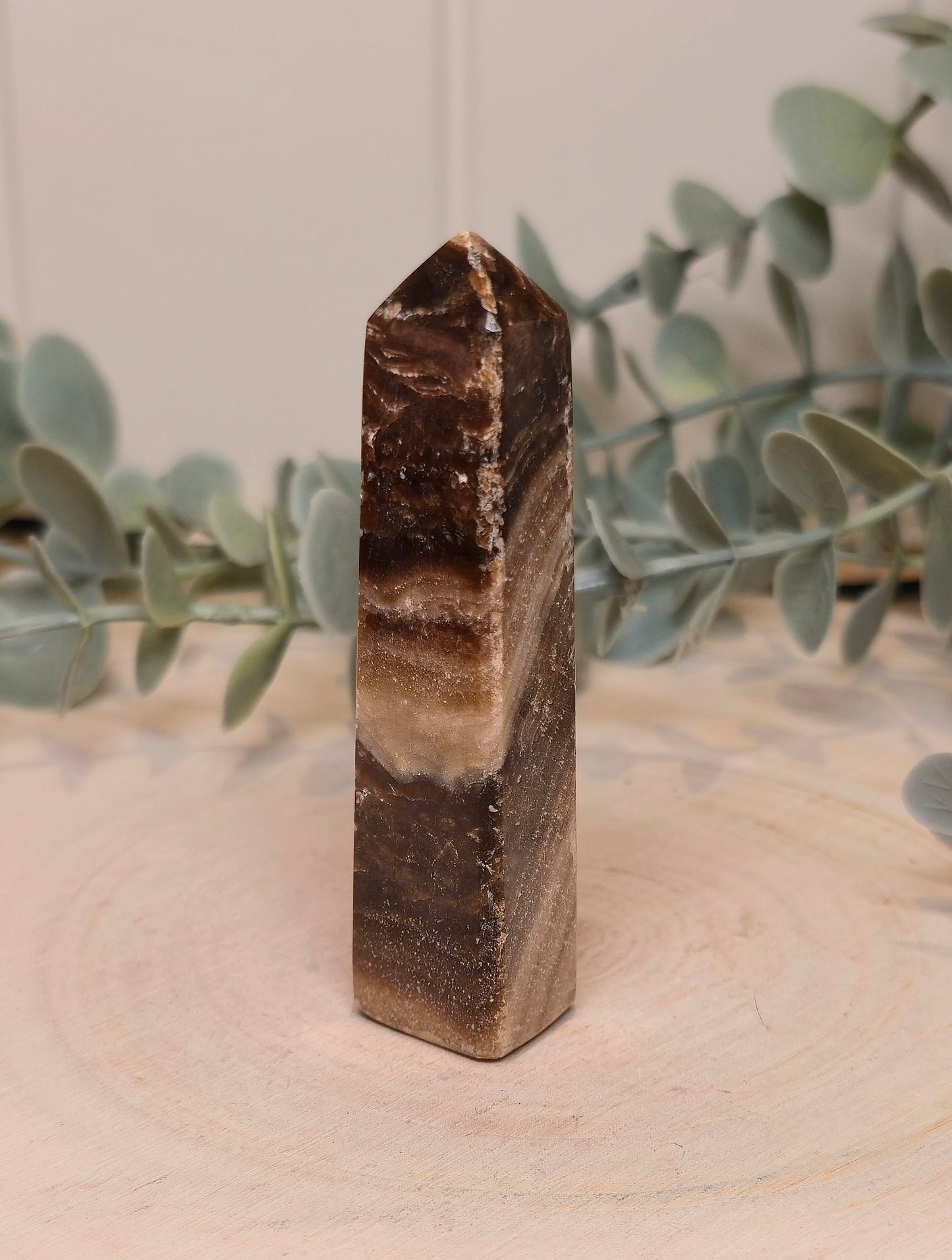 Pointe en Calcite chocolat