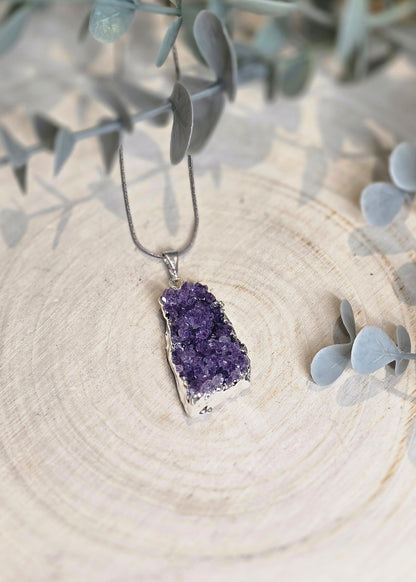 Collier Amas d'Améthyste