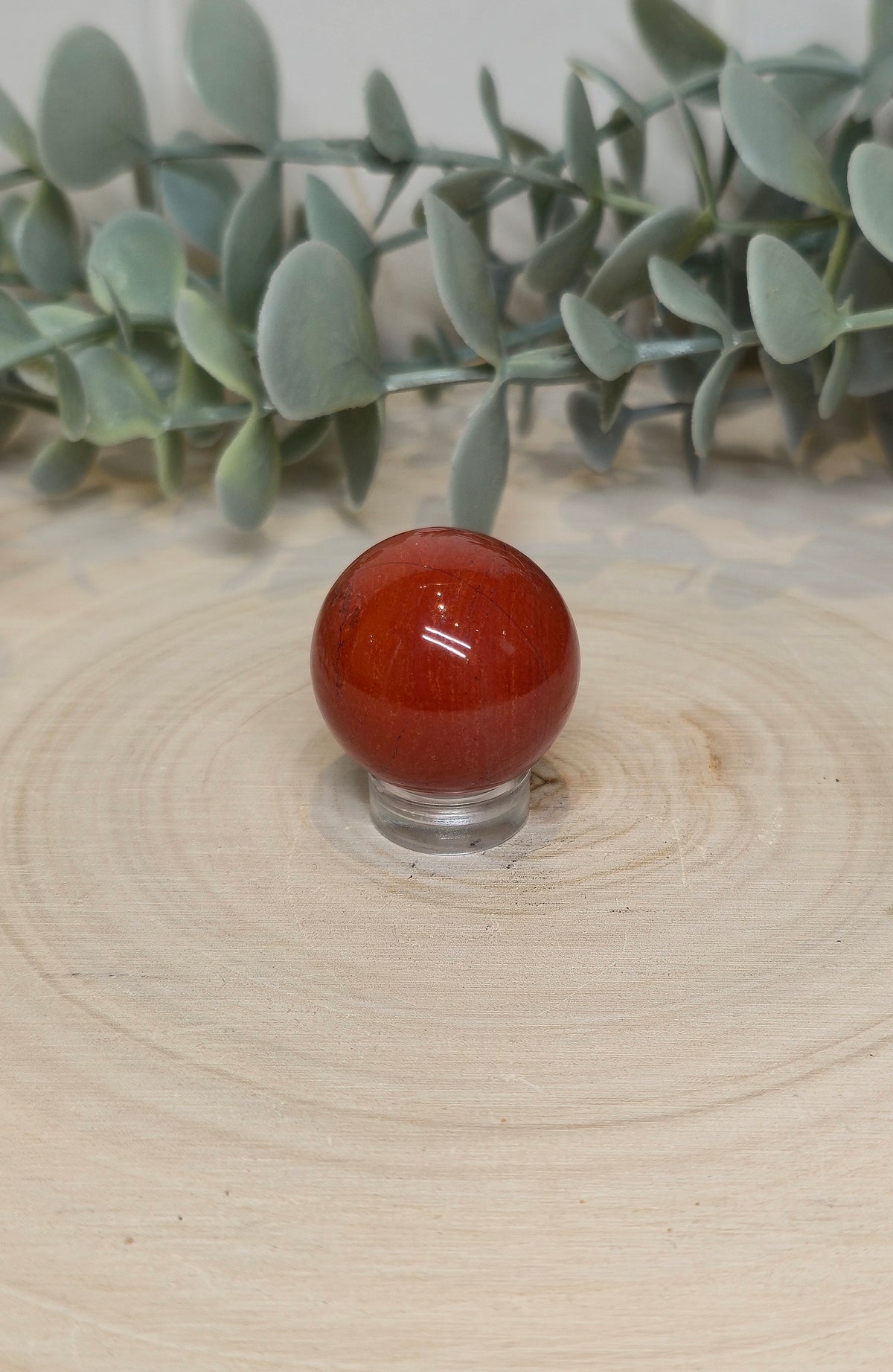 Sphère Jaspe rouge