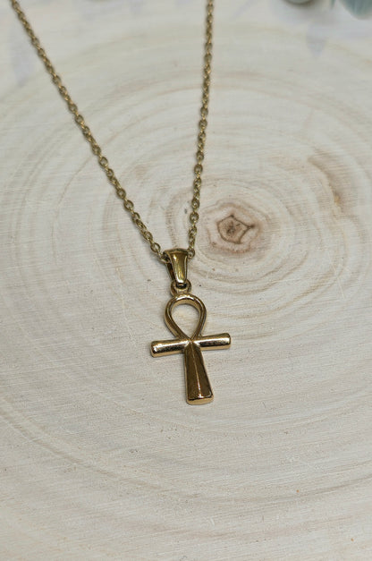 Collier Croix d'Anke gold