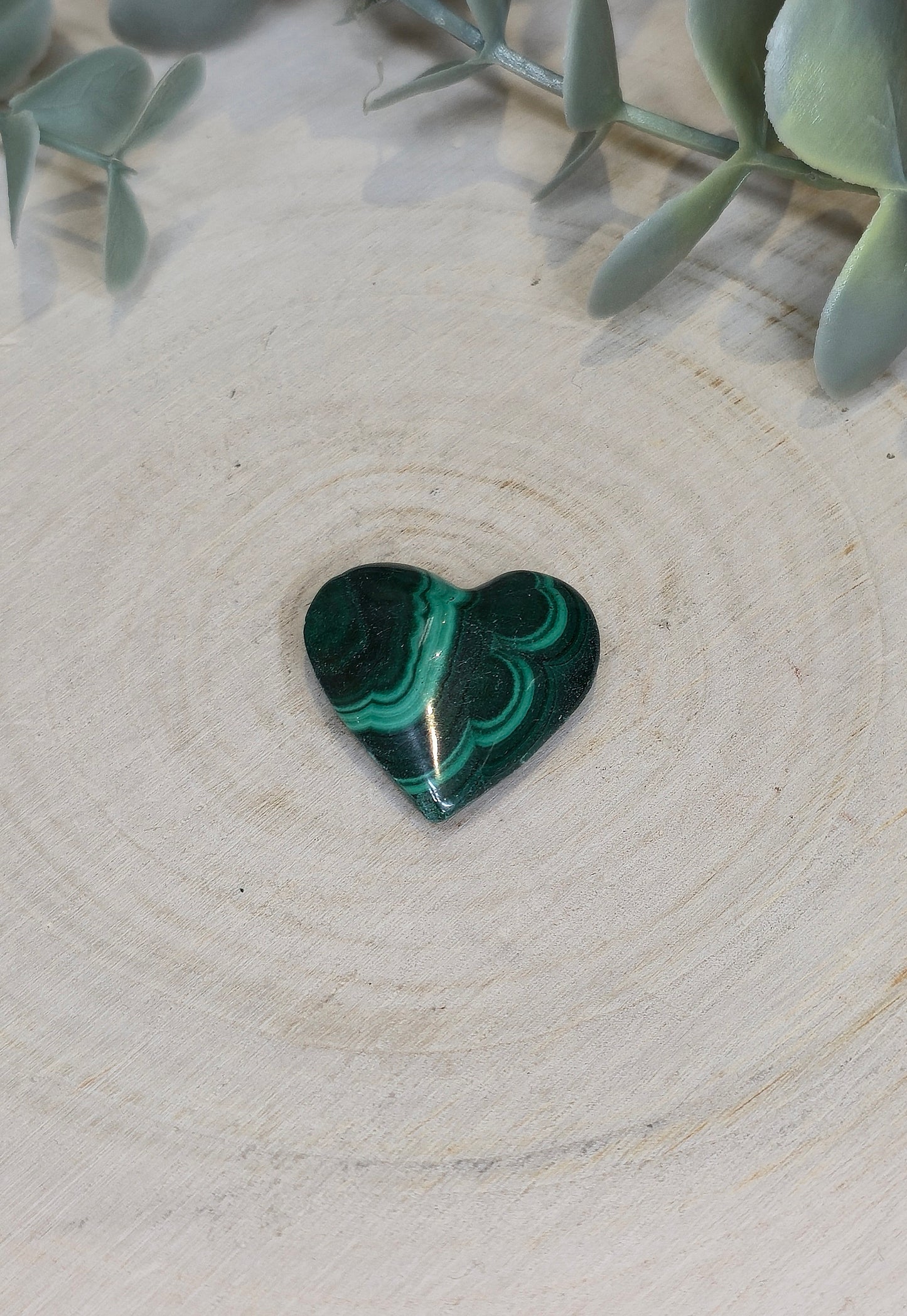 Coeur en Malachite