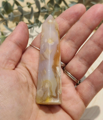 Pointe en Agate fleur