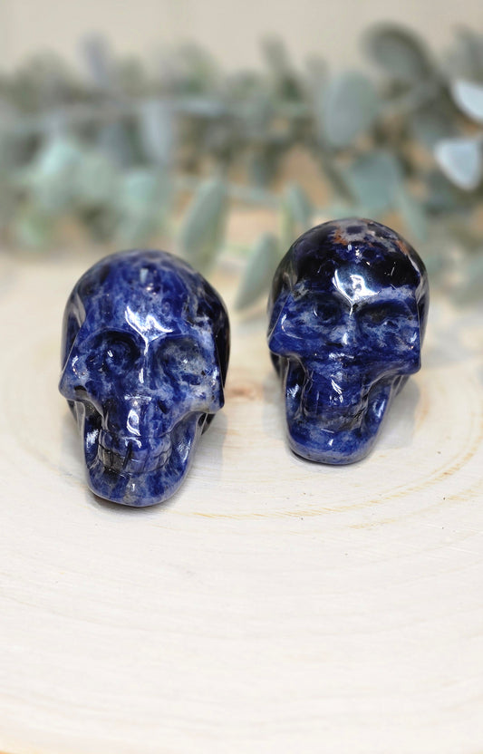 Crâne en Sodalite