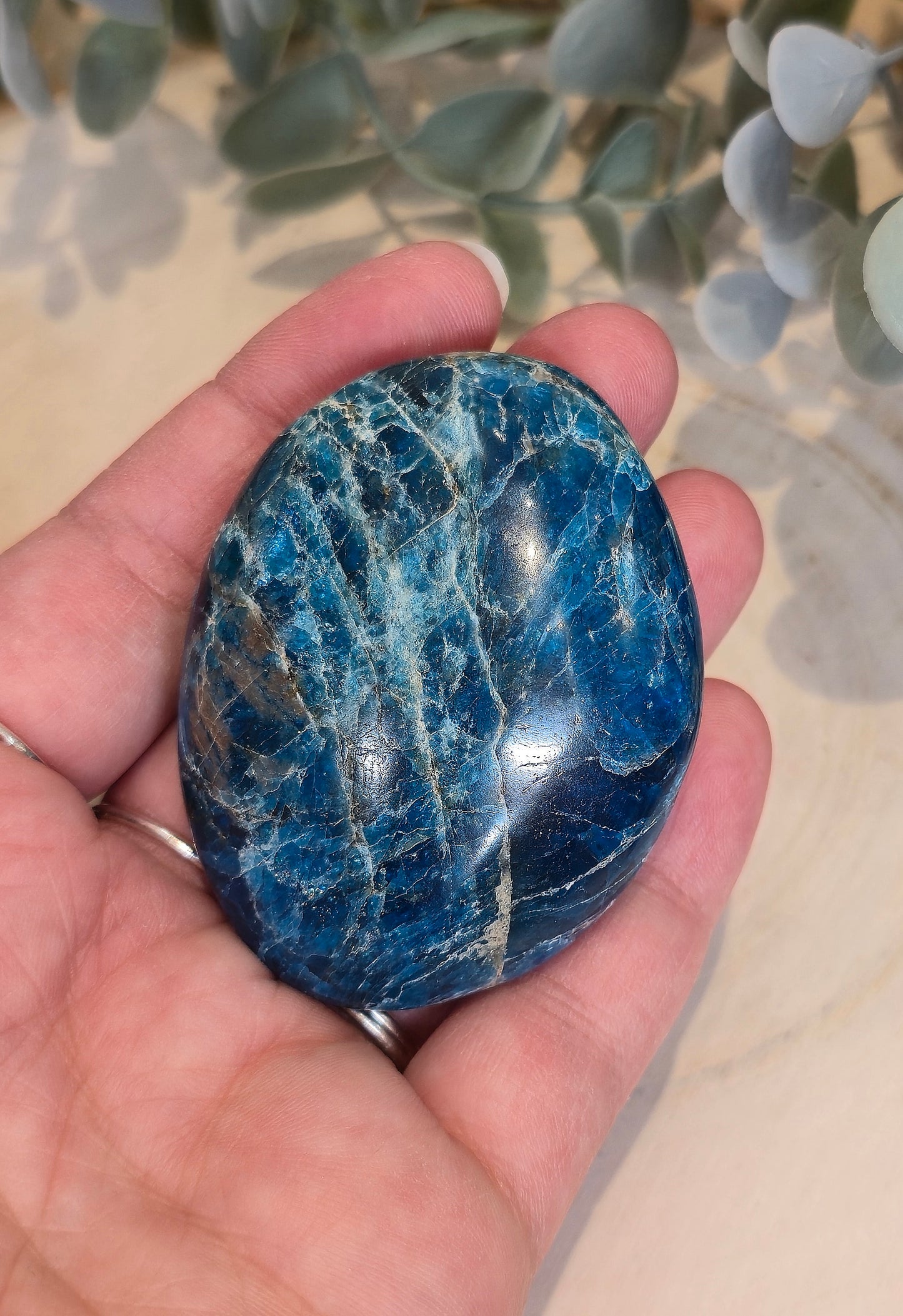 Pierre de paume en Apatite