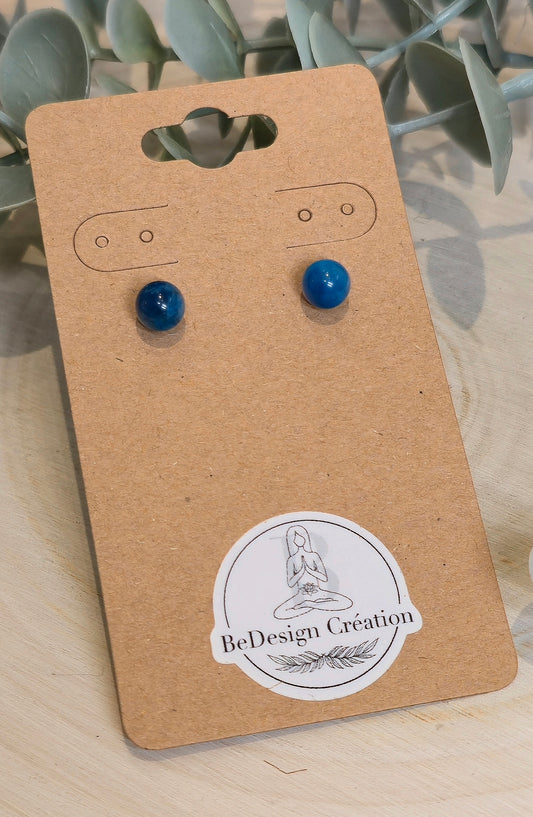 Boucles d’oreilles Apatite