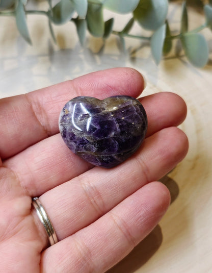 Coeur en Améthyste
