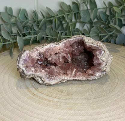 Amas géode d’Améthyste rose