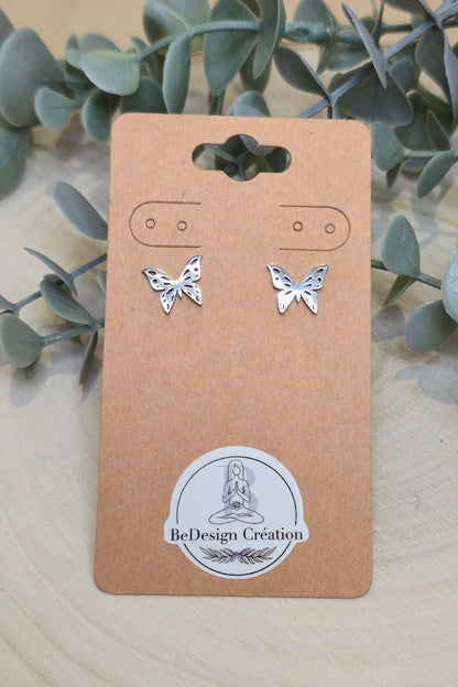 Boucles d’oreilles Papillon élégant