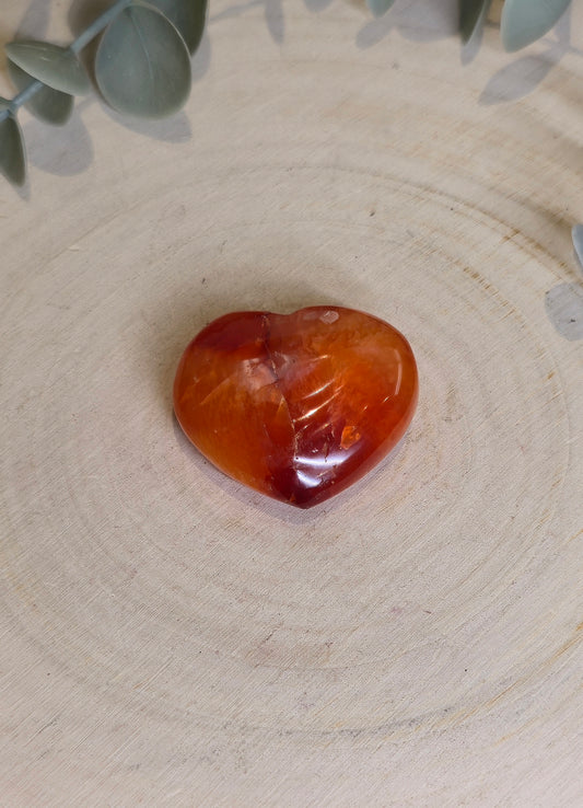 Coeur en Cornaline