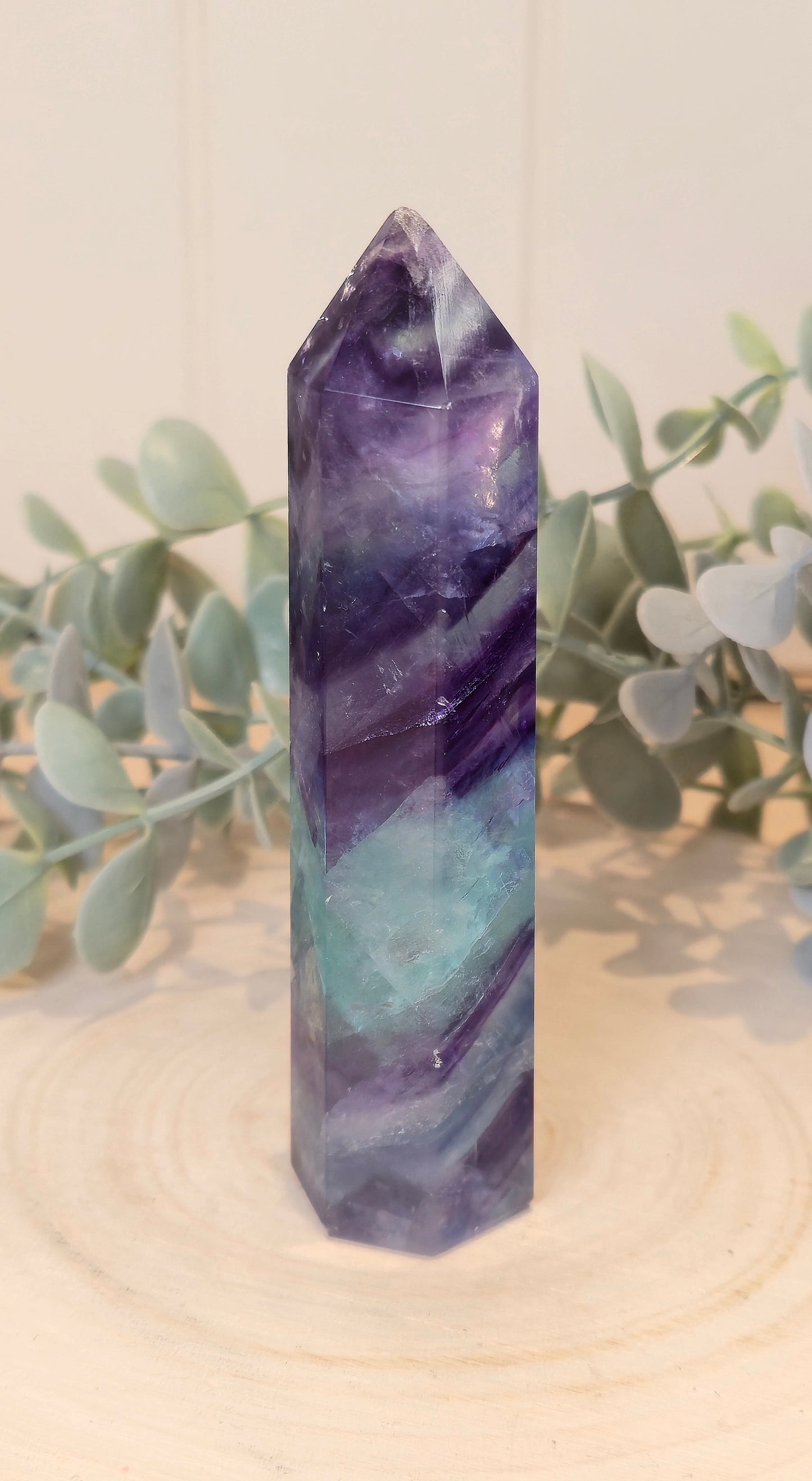 Pointe en Fluorite
