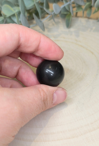 Sphère Obsidienne arc-en-ciel