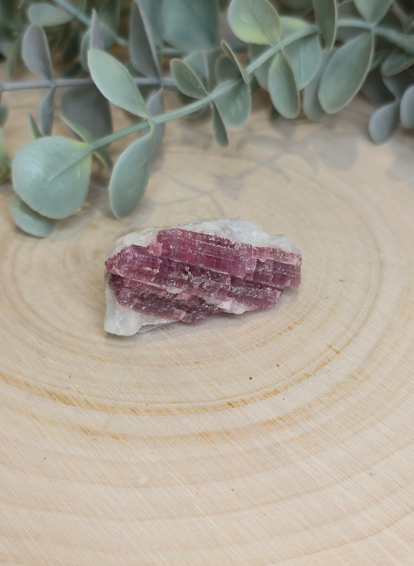 Tourmaline rose brute du Brésil