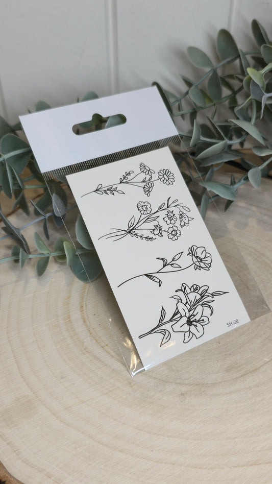 Tatouage temporaire Floral SH-20