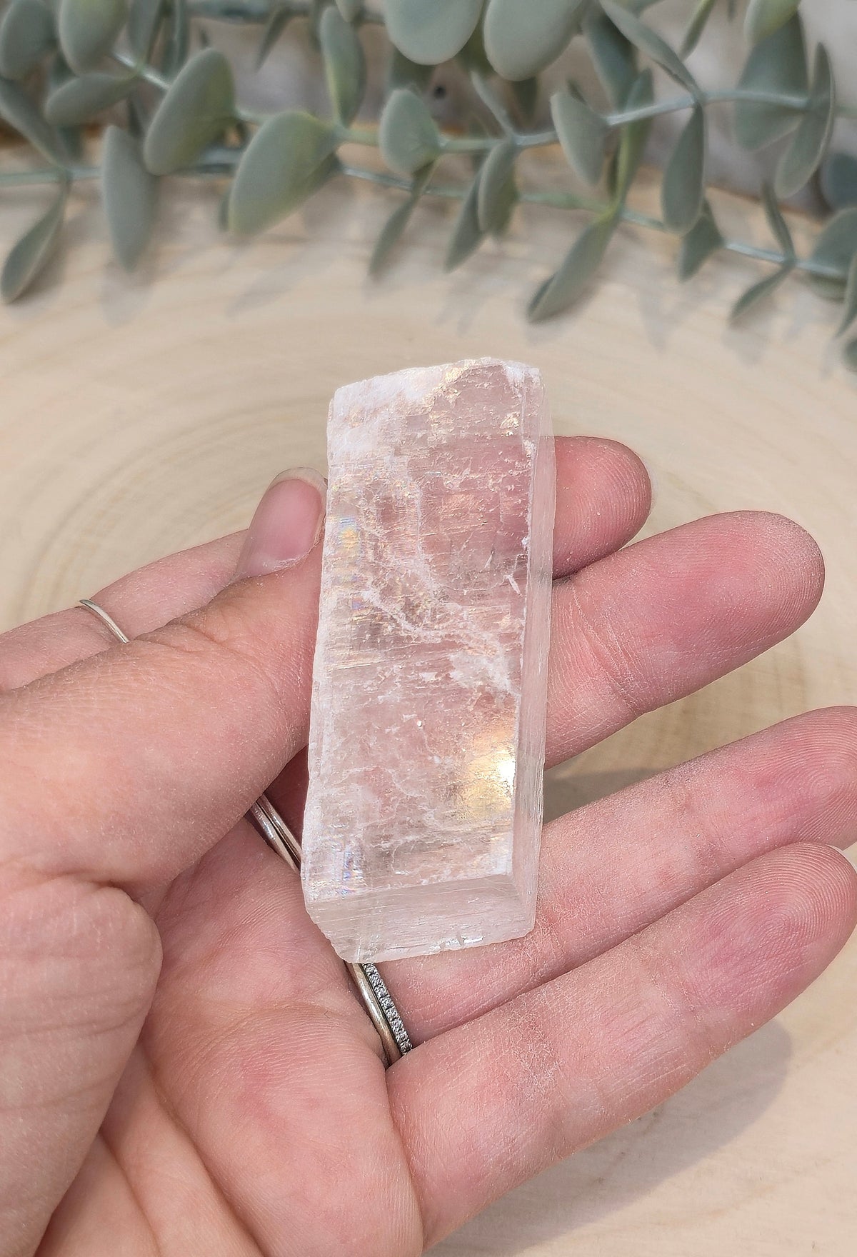 Cube de Calcite optique claire