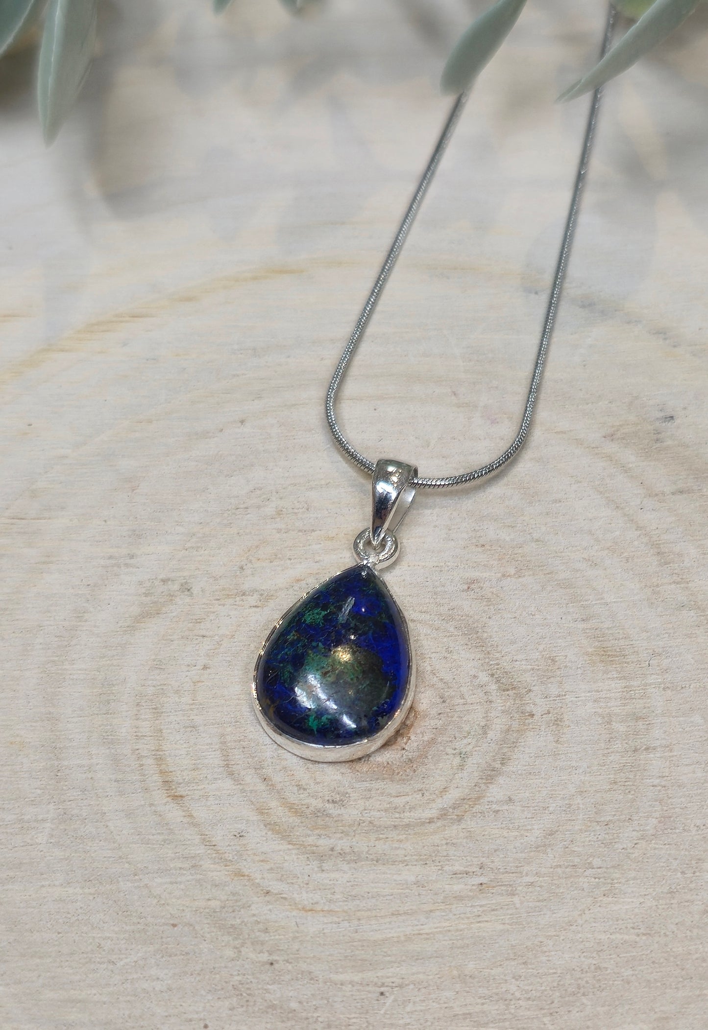 Collier Azurite-Malachite