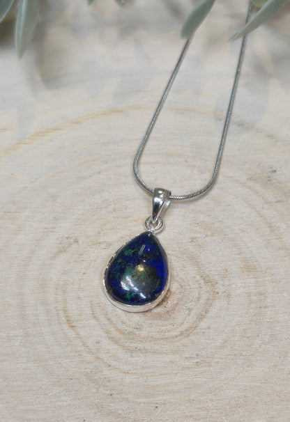 Collier Azurite-Malachite