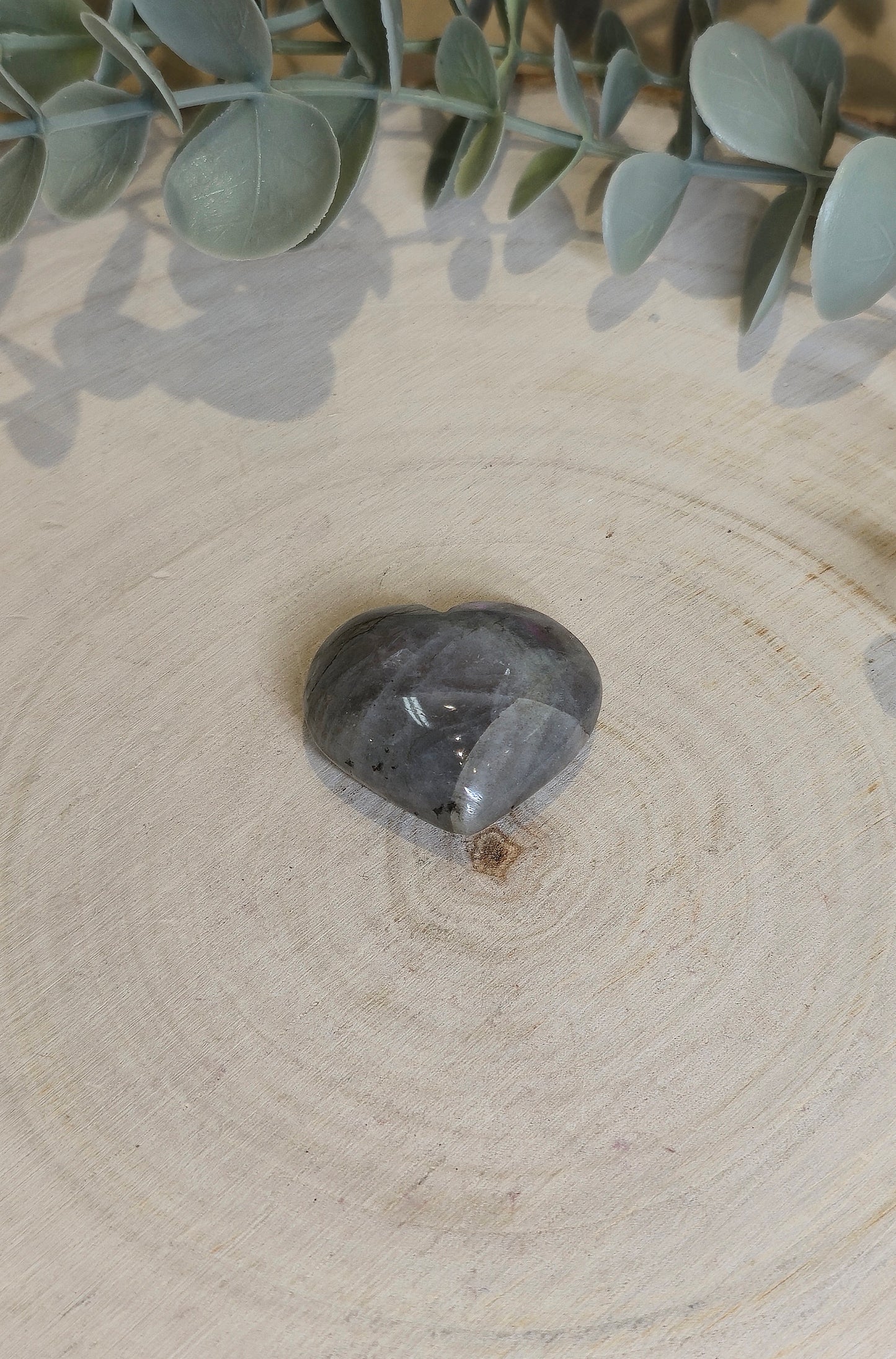 Coeur en Labradorite