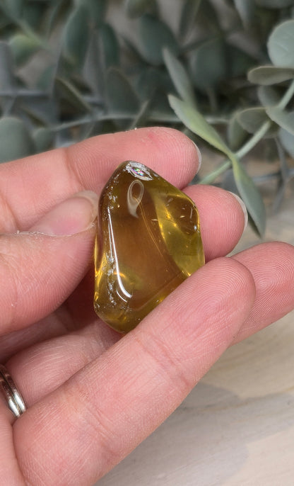 Citrine naturelle du Brésil grade extra barattée