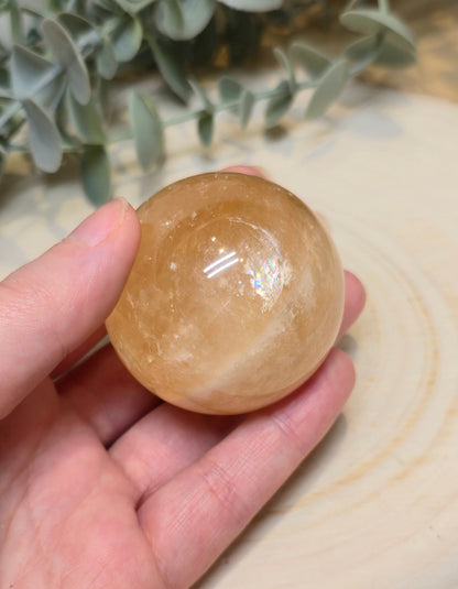 Sphère Calcite miel