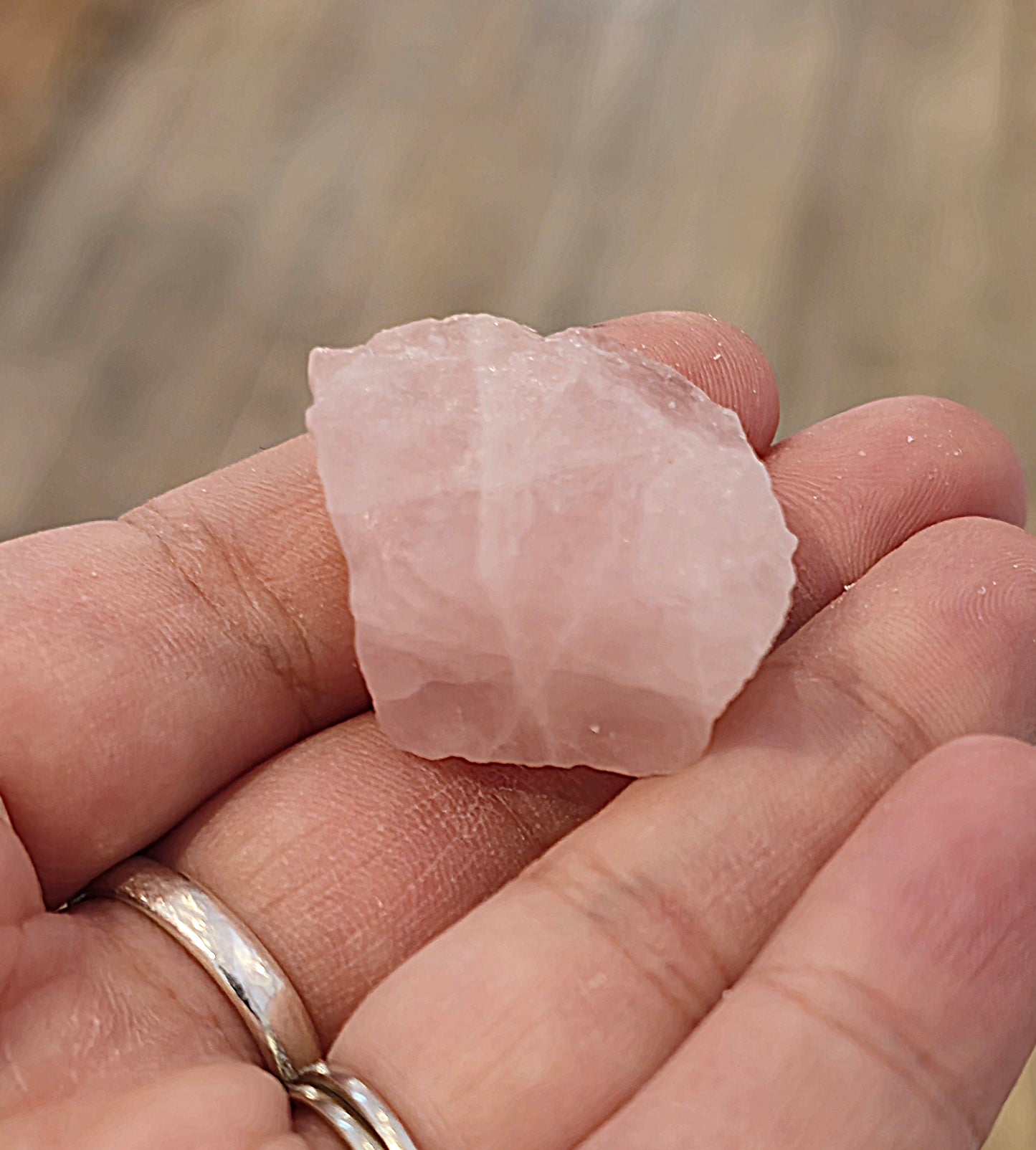 Quartz rose brute