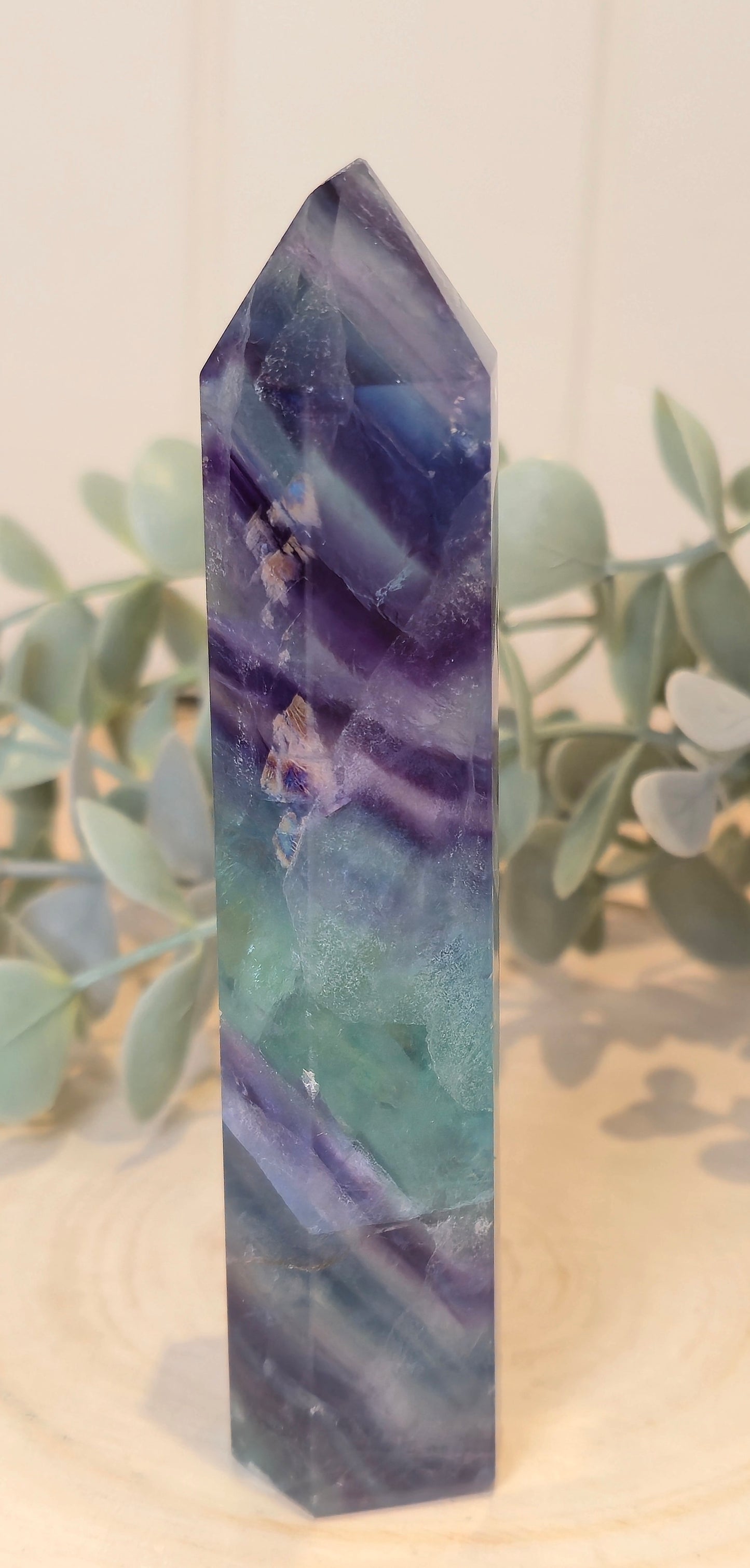 Pointe en Fluorite