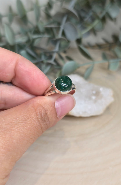 Bague Aventurine verte