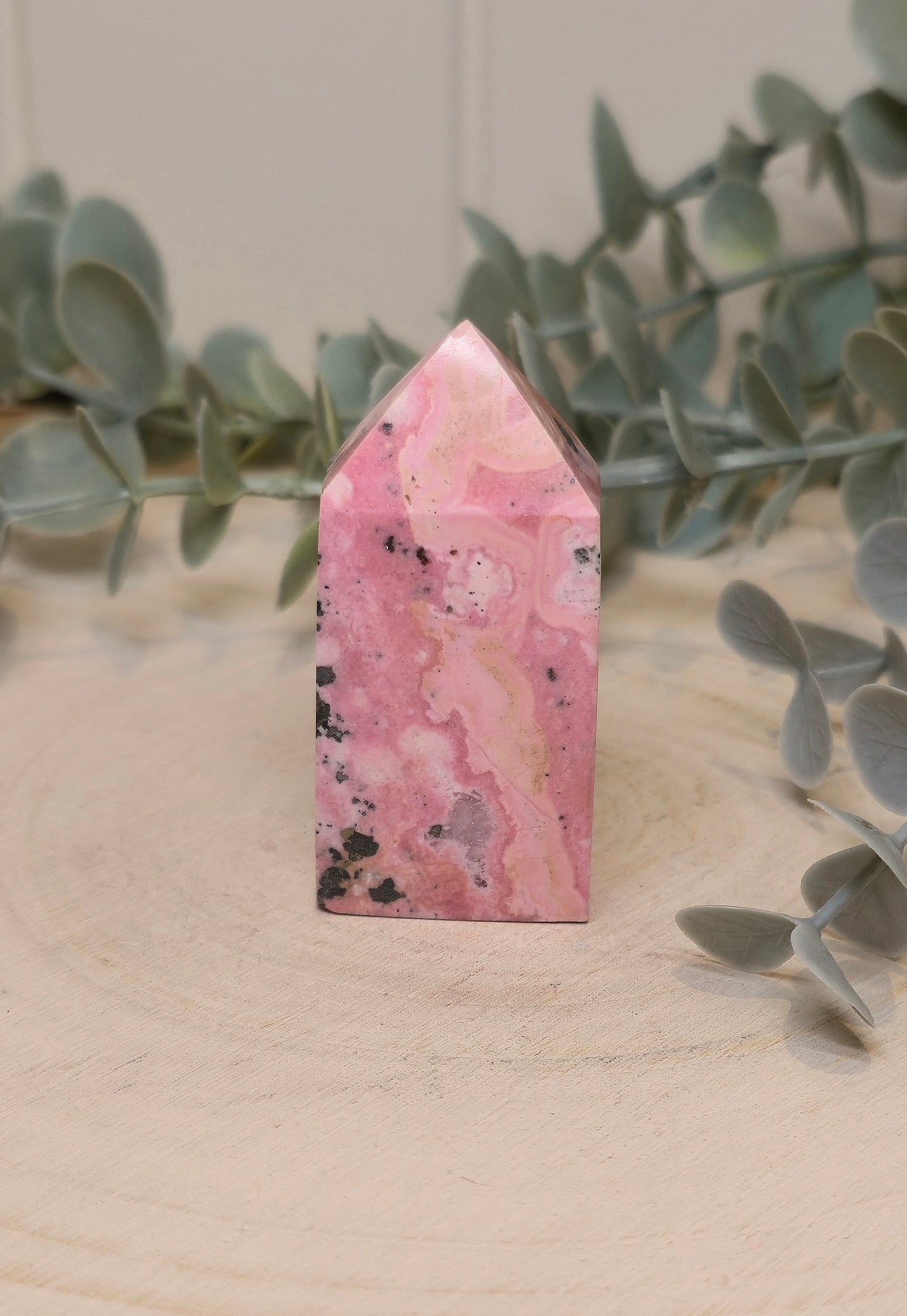 Pointe en Rhodonite du Pérou