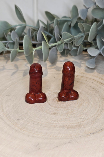 Pénis en Jaspe rouge