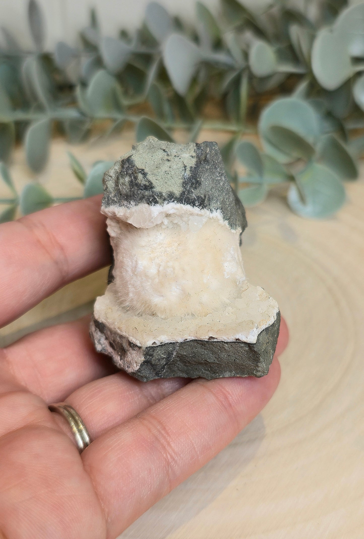Okenite brute de l’Inde