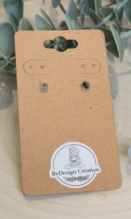 Boucles d’oreilles Herkimer