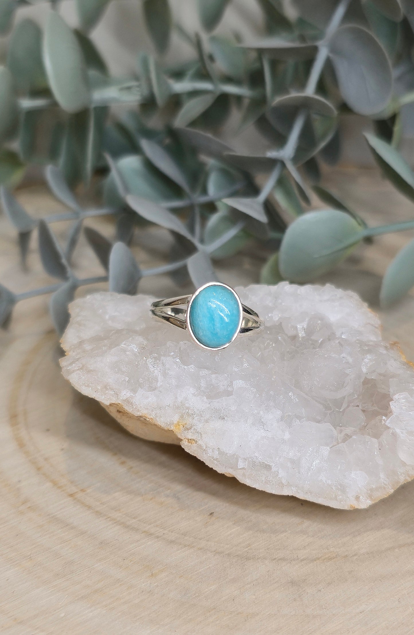 Bague Amazonite