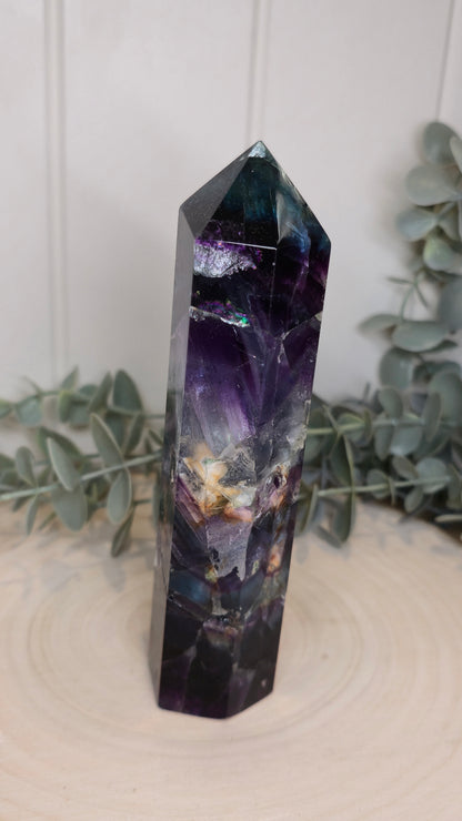 Pointe en Fluorite *réparée*