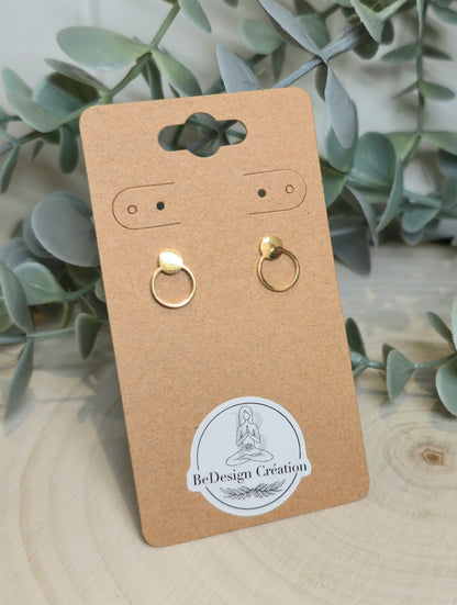 Boucles d’oreilles Ronds gold