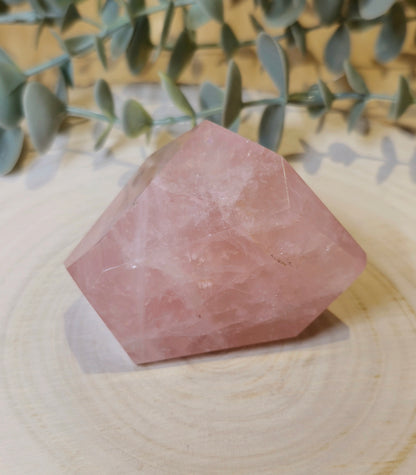 Freeform en Quartz rose