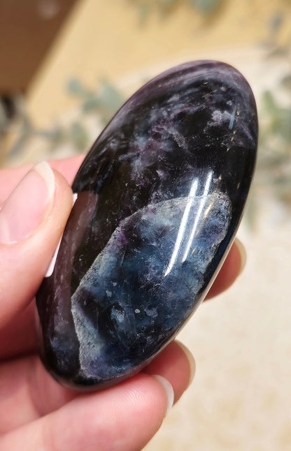 Pierre de paume en Fluorite