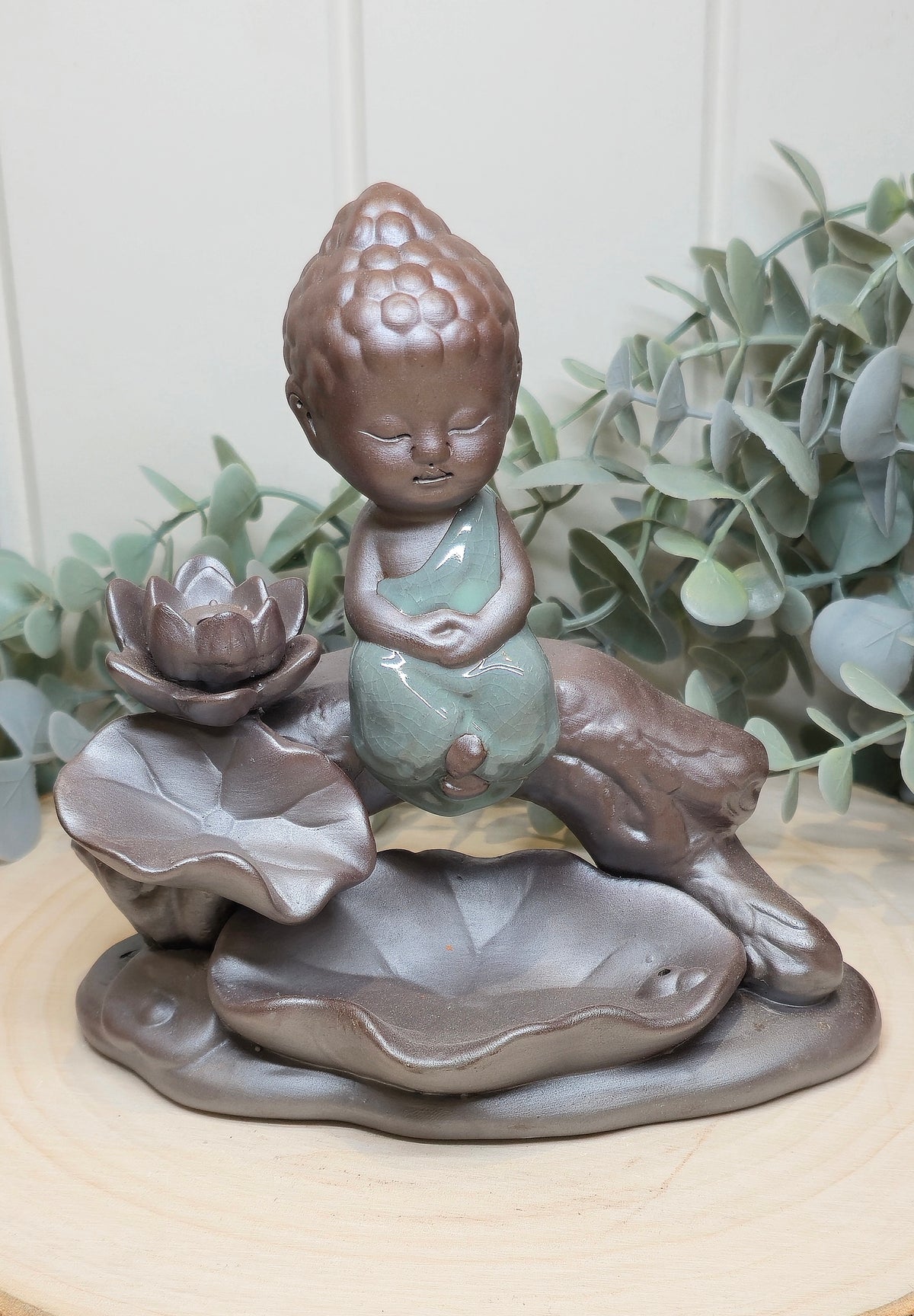 Encensoir backflow Bouddha et Lotus