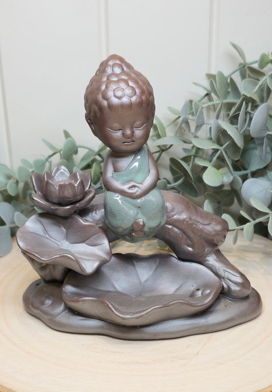 Encensoir backflow Bouddha et Lotus