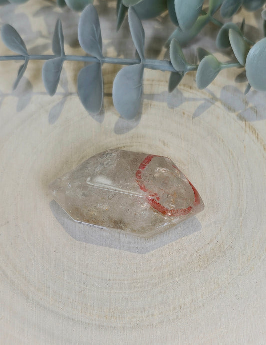 Pointe double en Quartz Enhydro