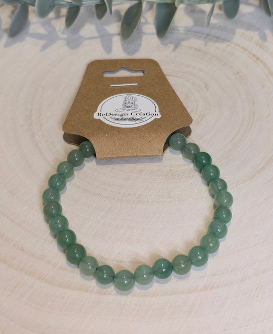 Bracelet Aventurine verte 6mm