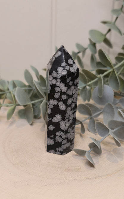 Pointe en Obsidienne Snowflake