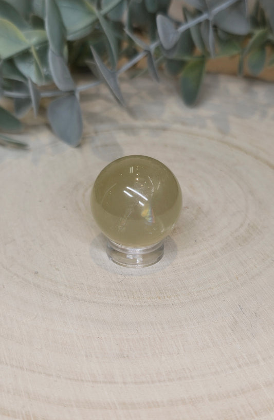 Sphère Calcite miel